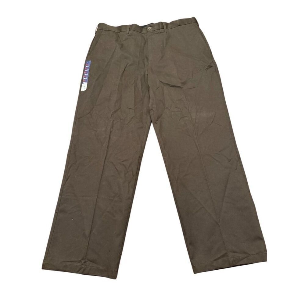 Croft & Barrow Men's Beige Chino Pants Flat Front Size 40x32
